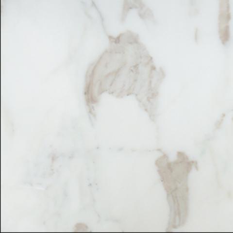 white marble with gray veins.